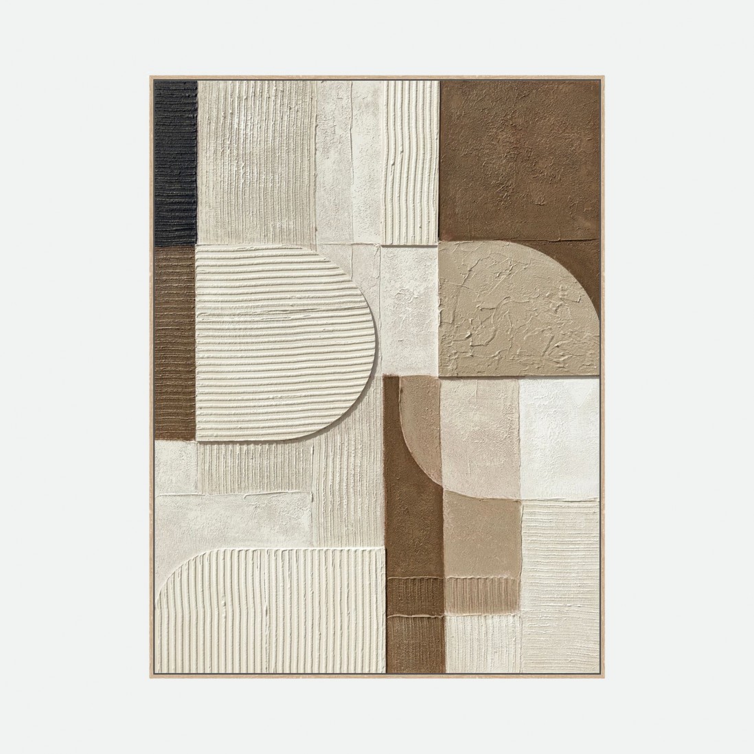 Quadro Decorativo Light Wood 22150 Pintado � M�o 90x120cm