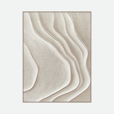 Quadro Decorativo Wave 20736 Pintado à Mão 90x120cm Quadro Decorativo Wave 20736 Pintado à Mão 90x120cm