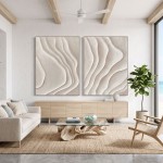 Quadro Decorativo Wave 20736 Pintado � M�o 90x120cm