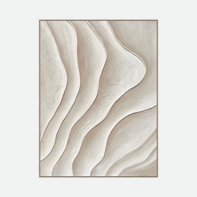Quadro Decorativo Wave 20737 Pintado à Mão 90x120cm Quadro Decorativo Wave 20737 Pintado à Mão 90x120cm