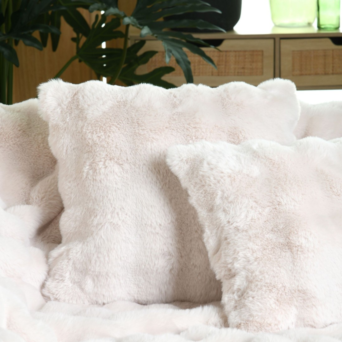 Laponie White Decorative Cushion 45 x 45 cm