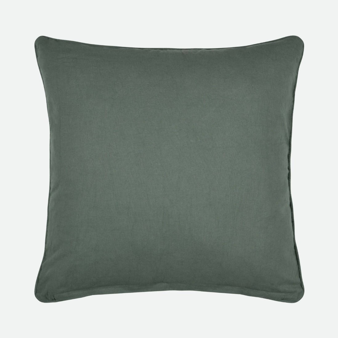 Almofada Benali com Bordado Floral Verde 50 x 50 cm