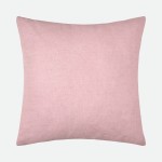 Almofada Belli com Bordado Floral Rosa 45 x 45 cm