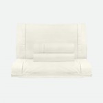 Juego de S�banas Cama Doble Escada 100% Algod�n 4 Piezas Perla