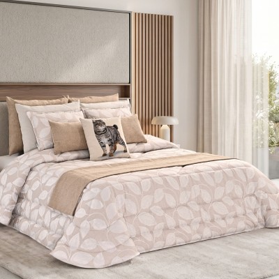 Colcha Cama de Casal Lacy Bege Colcha Cama de Casal Lacy Bege