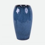Essencia Dark Blue Decorative Ceramic Vase 33.5 cm