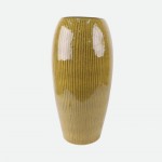 Essencia Yellow Decorative Ceramic Vase 33.5 cm