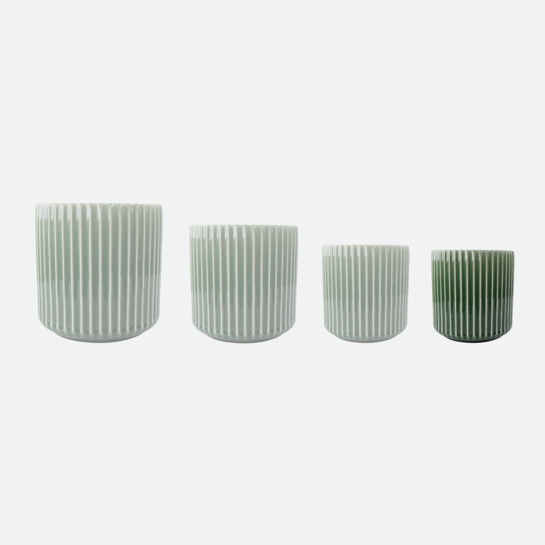 Botanica Green Decorative Ceramic Flower Pot 21 cm