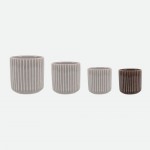 Botanica Brown Decorative Ceramic Flower Pot 21 cm
