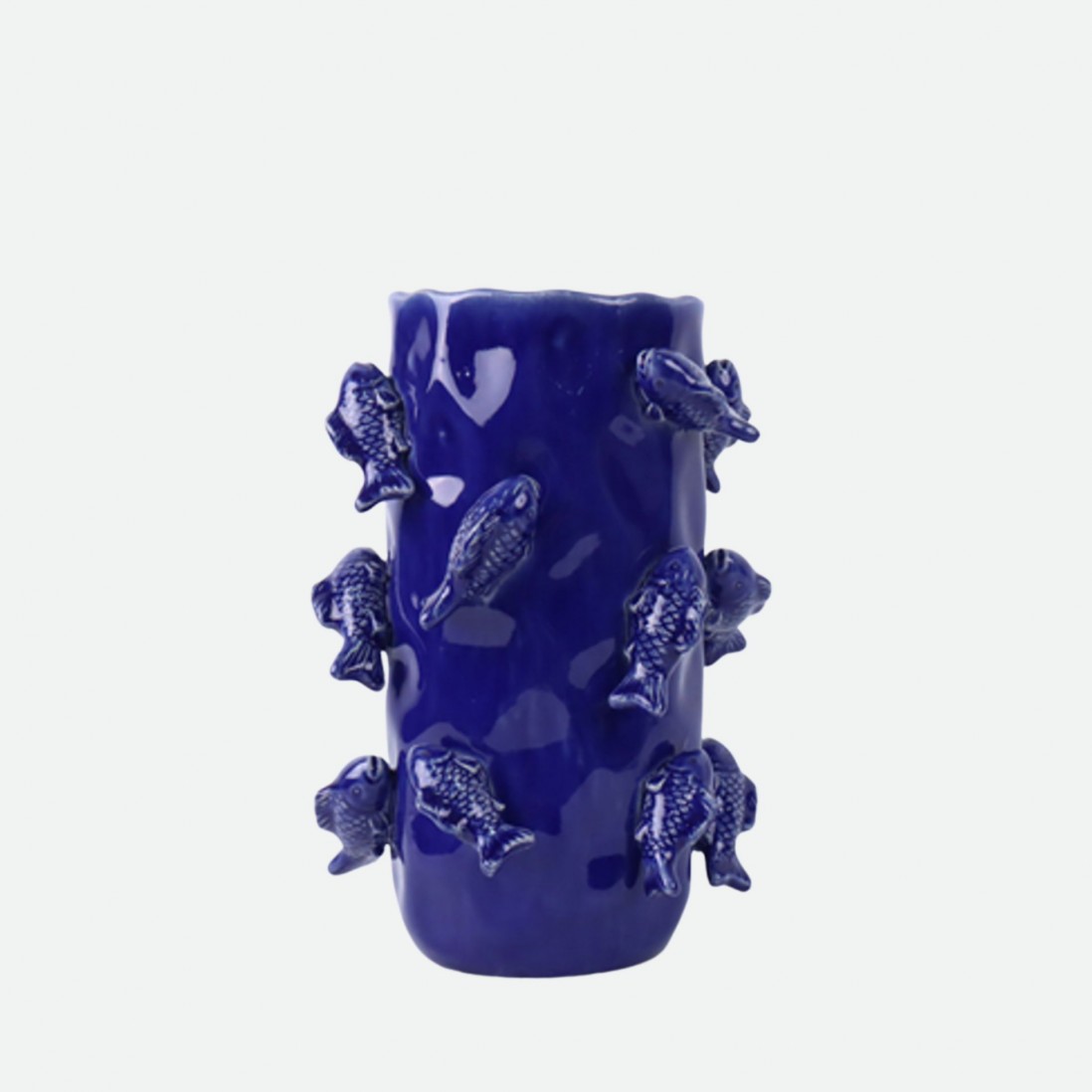 Fishes Decorative Ceramic Vase 30.5 cm