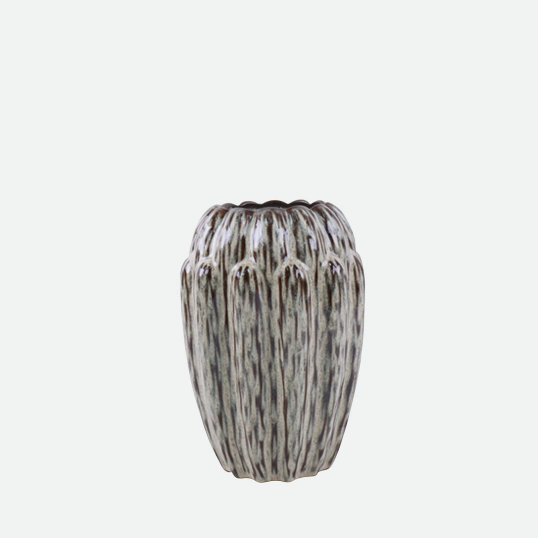 Jarra Decorativa Flora em Cer�mica 22 cm
