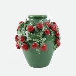 Strawberries Decorative Ceramic Pot 34 cm