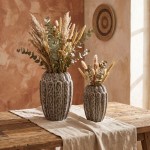Jarra Decorativa Flora em Cer�mica 22 cm