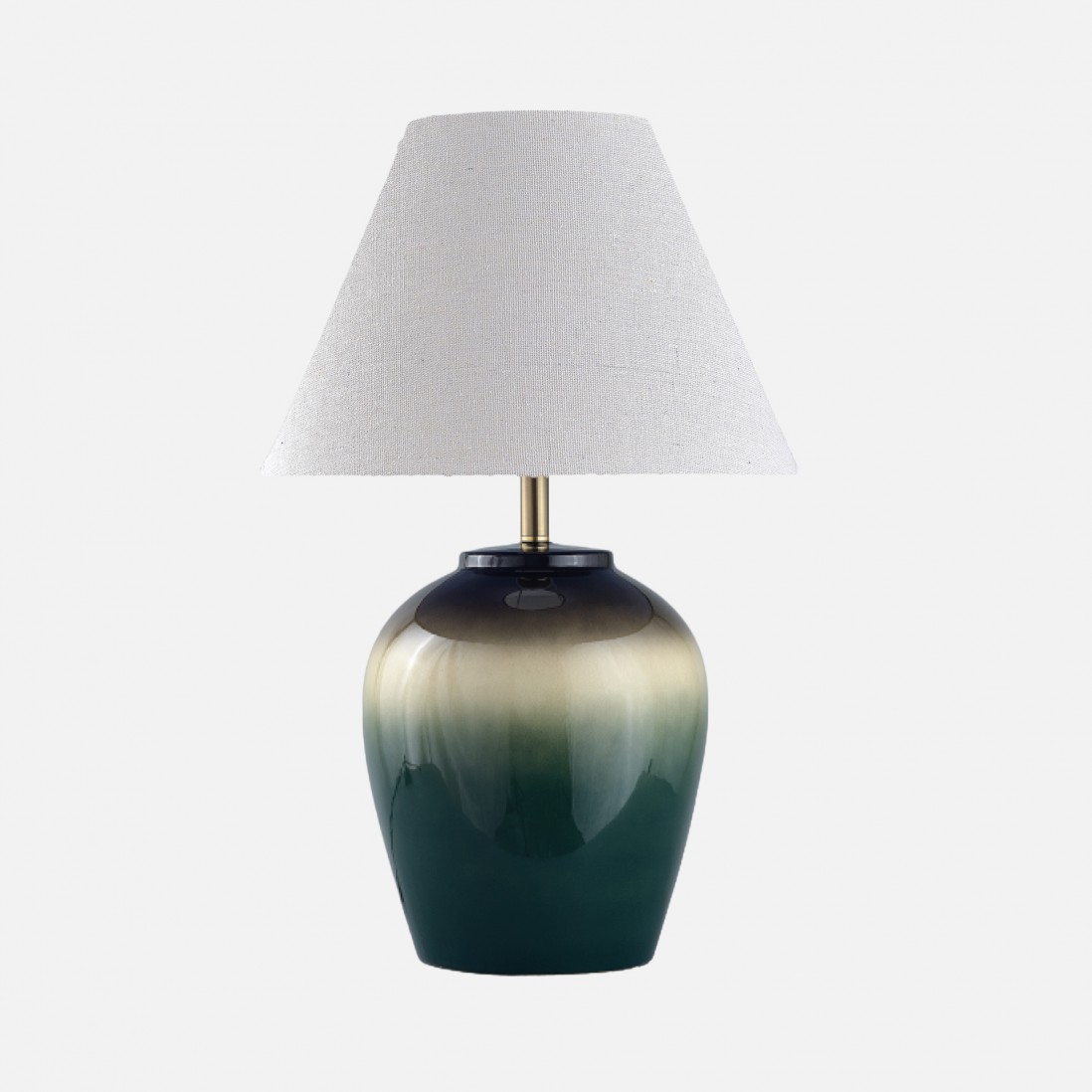 Candeeiro de Mesa Eclat em Cer�mica Verde 64 cm