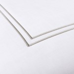 Funda n�rdica Barra Doble 100% Algod�n Blanco y Gris para cama de matrimonio