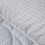 Noa single bedspread 100% cotton Gray
