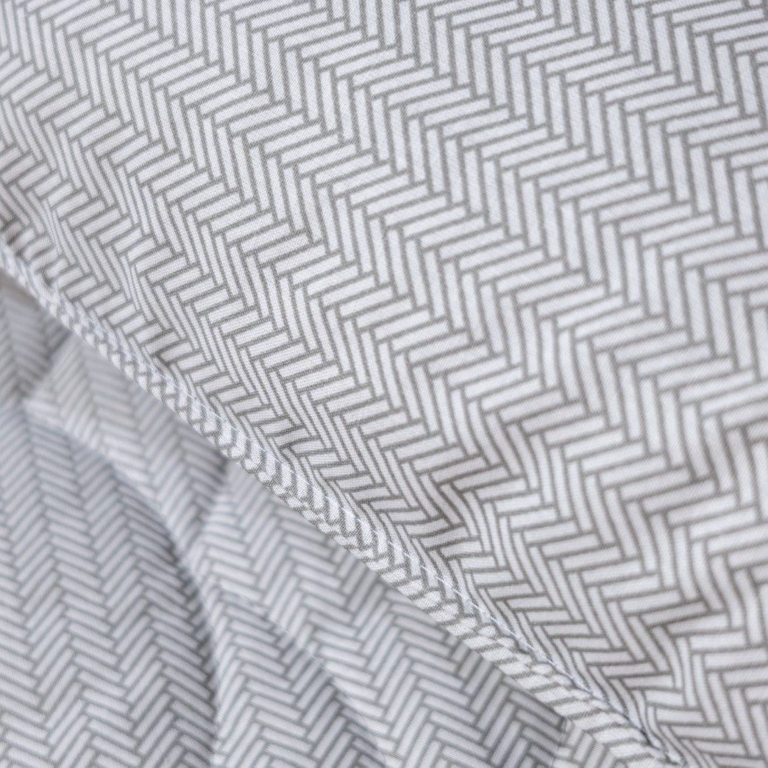 Noa single bedspread 100% cotton Gray