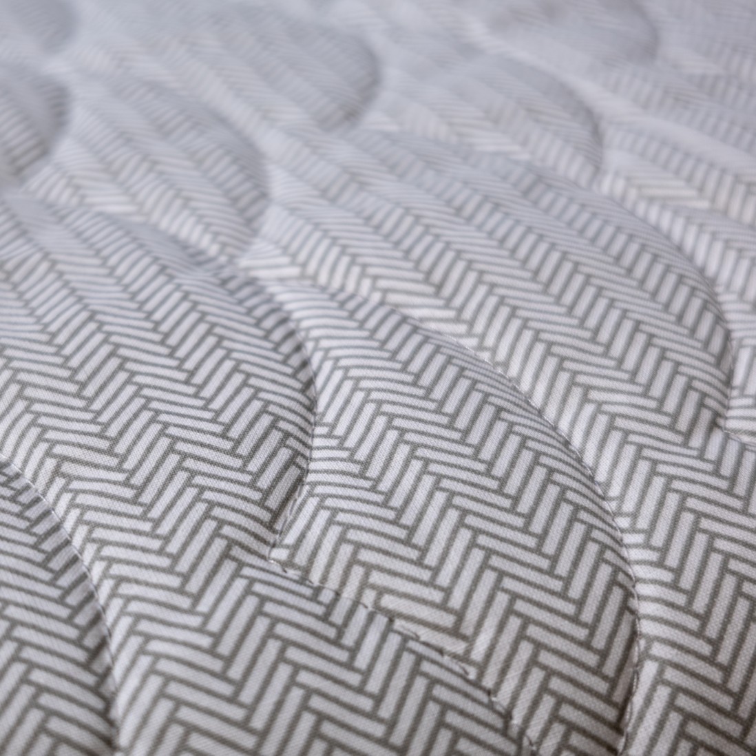 Noa single bedspread 100% cotton Gray