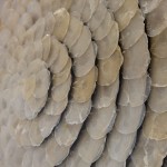 Pearl Decorative Wall Art in Natural Mother-of-Pearl 90x90cm
