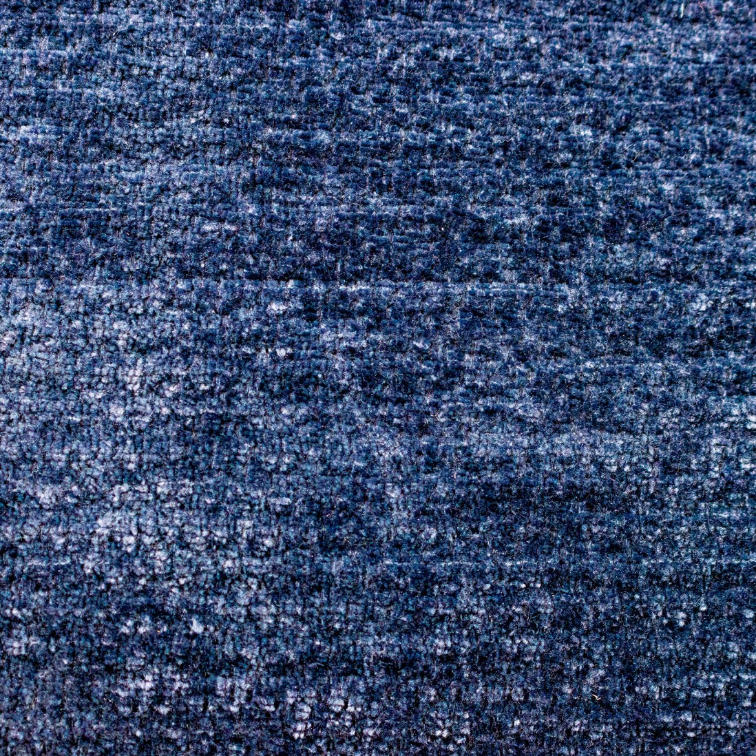 Cadeira de Jantar Arden em tecido azul e pernas em metal azul