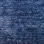 Cadeira de Jantar Arden em tecido azul e pernas em metal azul