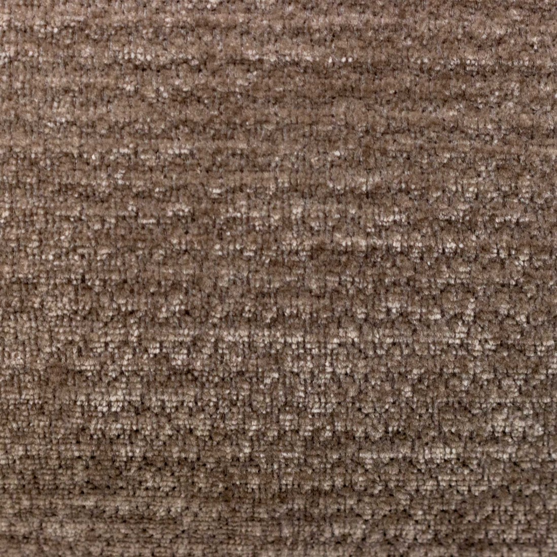 Cadeira de Jantar Arden em tecido taupe e pernas em metal castanho