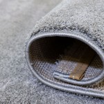 Plain Area Rug Lutens 017 Grey