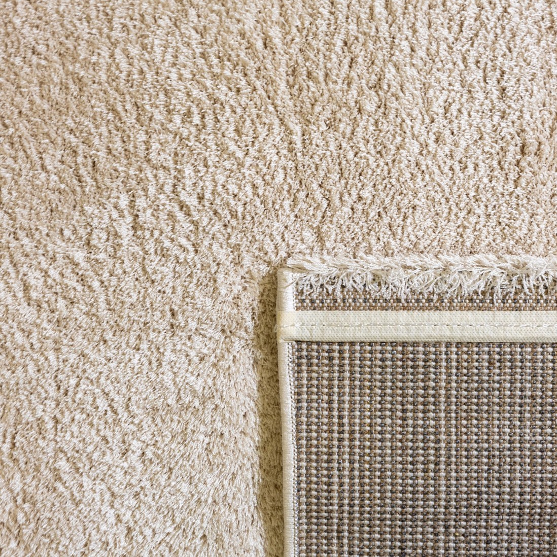 Plain Area Rug Lutens 241 Cream