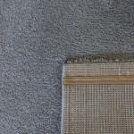 Plain Area Rug Lutens 017 Grey