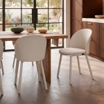 Stella light gray polypropylene chair with cushioned seat