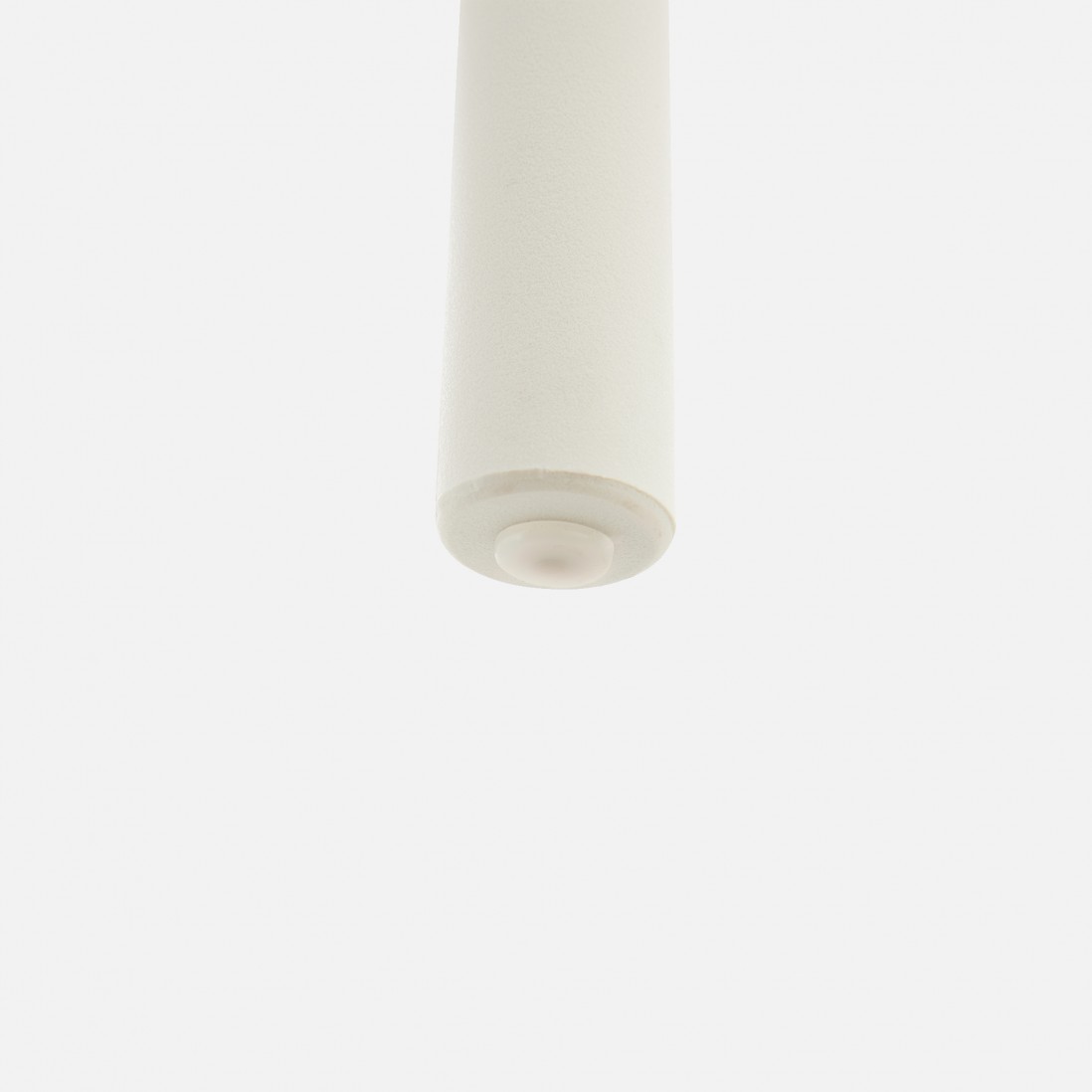 Stella cream polypropylene chair with cushioned seat