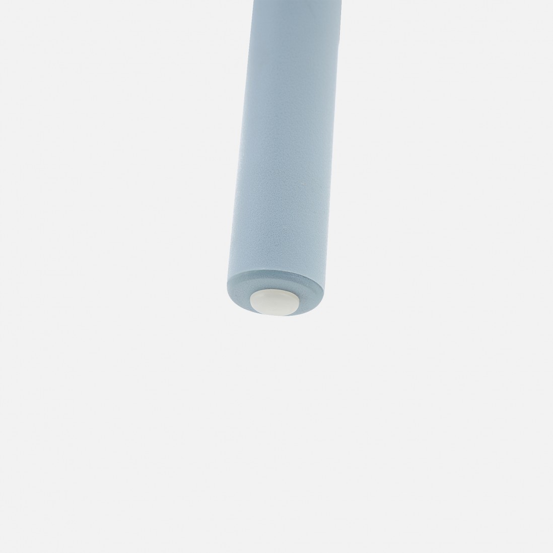 Stella blue polypropylene chair with cushioned seat