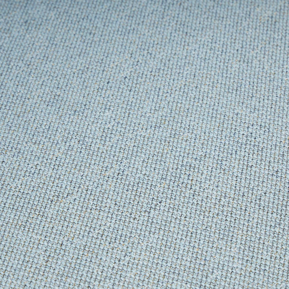 Stella blue polypropylene chair with cushioned seat